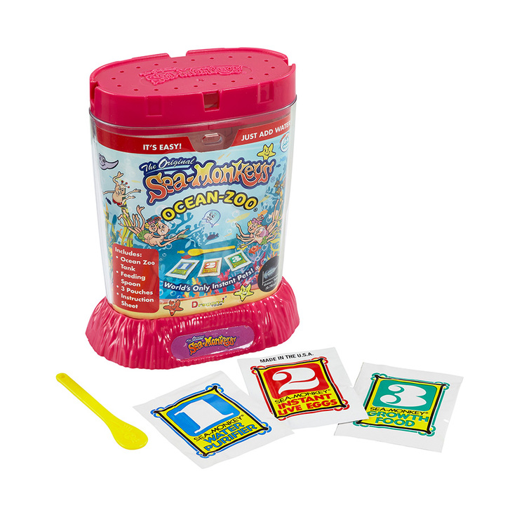 Sea-Monkeys Ocean Zoo Aquarium Seeaffen See Affen Urzeit Krebse Urzeitkrebse YPS Kult Heimtier Set Klassiker Geschenk Kinder Tiere 2