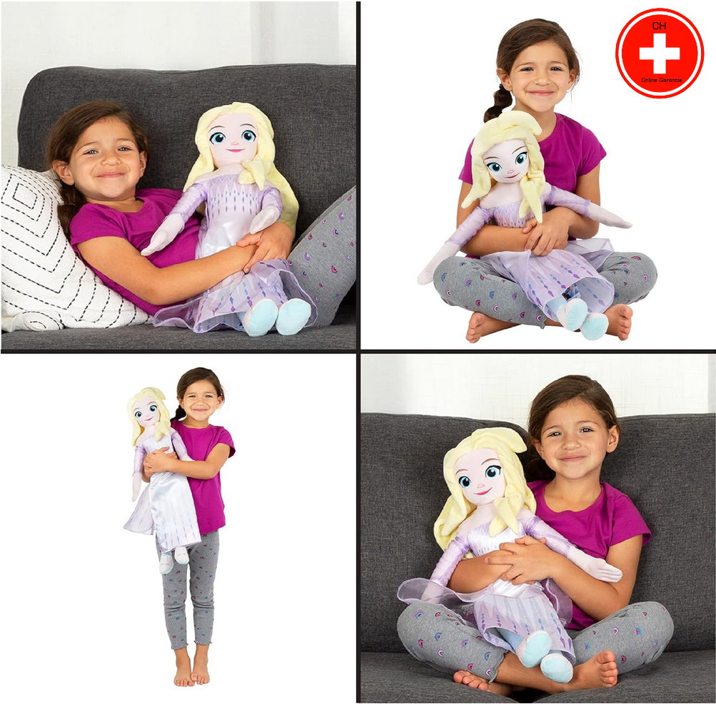 Disney Prinzessin Puppe Elsa Die Eisknigin 67cm Plschtier Frozen Kuscheltier Stofftier Spielzeuge & Basteln 2