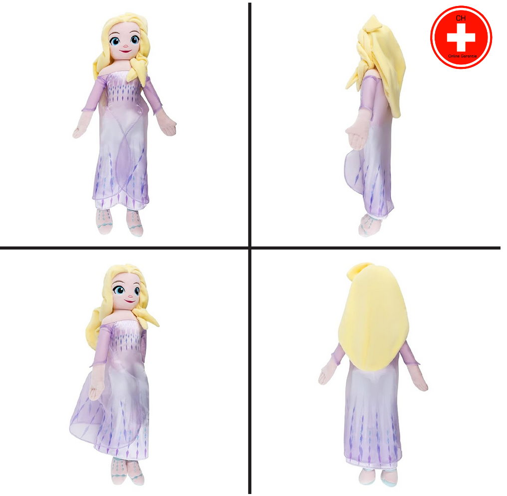 Disney Prinzessin Puppe Elsa Die Eisknigin 67cm Plschtier Frozen Kuscheltier Stofftier Spielzeuge & Basteln 3