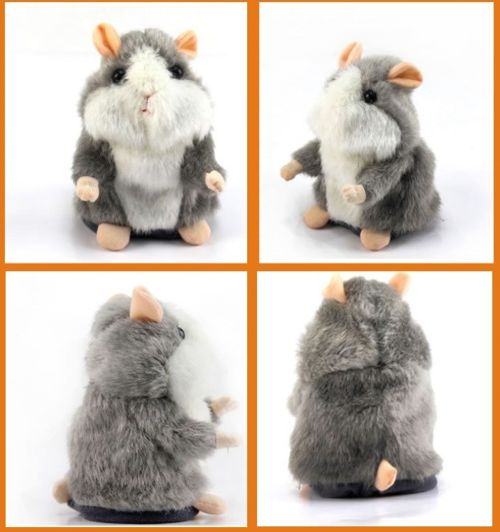 Sprechender Hamster Plüsch Spielzeug Kind Kinder Süss Geschenk Herzig