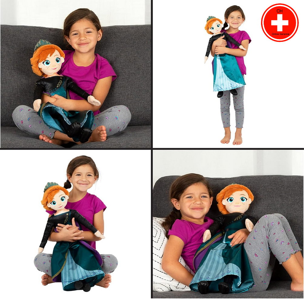 Disney Prinzessin Puppe Anna Die Eisknigin 67cm Plschtier Frozen Kuscheltier Stofftier Fanartikel Spielzeuge & Basteln 2