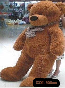 Gigantischer XXXL Plsch Teddybr Br Plschbr Teddy Ted Dunkelbraun 300cm 3m Plschtier Kuscheltier Geschenk Kind Kinder Freundin XXL Baby & Kind 2