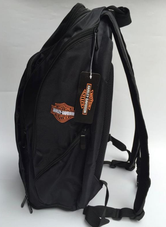 Harley-Davidson Harley Rucksack HD Fan Schwarz Biker Reisen Outdoor Geschenk Fanshop Kleidung & Accessoires 2