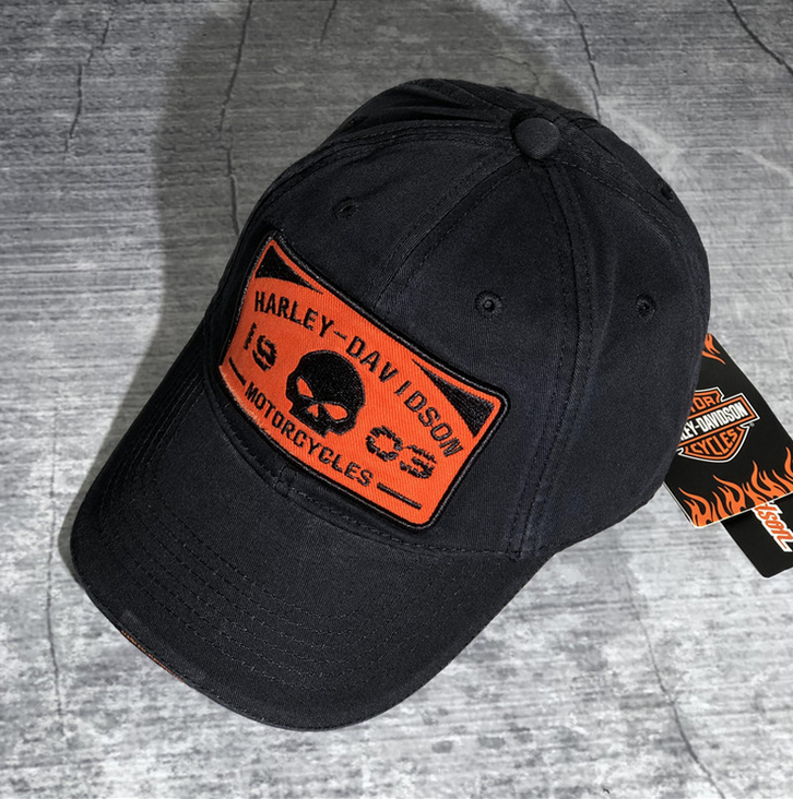 Harley Fan Cap Harley-Davidson Kappe Mtze Totenkopf Skull Neu mit Etikett Kleidung & Accessoires 2