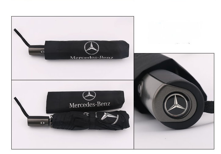 Mercedes-Benz Fan Regenschirm Benz Taschenschirm Lifestyle Outdoor ffnungsautomatik Schutzhlle Schweiz Kleidung & Accessoires 2