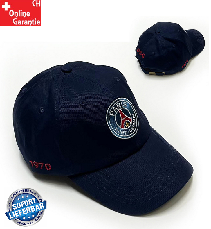 Paris Saint-Germain Cap PSG Kappe 1970 Fan Baseball Mtze Kleidung & Accessoires