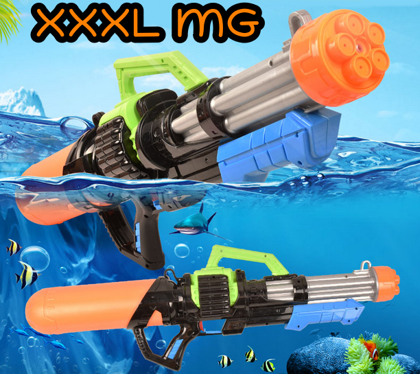 Riesen Wassergewehr Wasserpistole Wasser Pistole Gewehr XL XXL XXXL MG Wassermg Pumpgun Sommer Spielzeug 78cm 2.1L Tank Badi Junge Kind Kinder 78cm Spielzeuge & Basteln