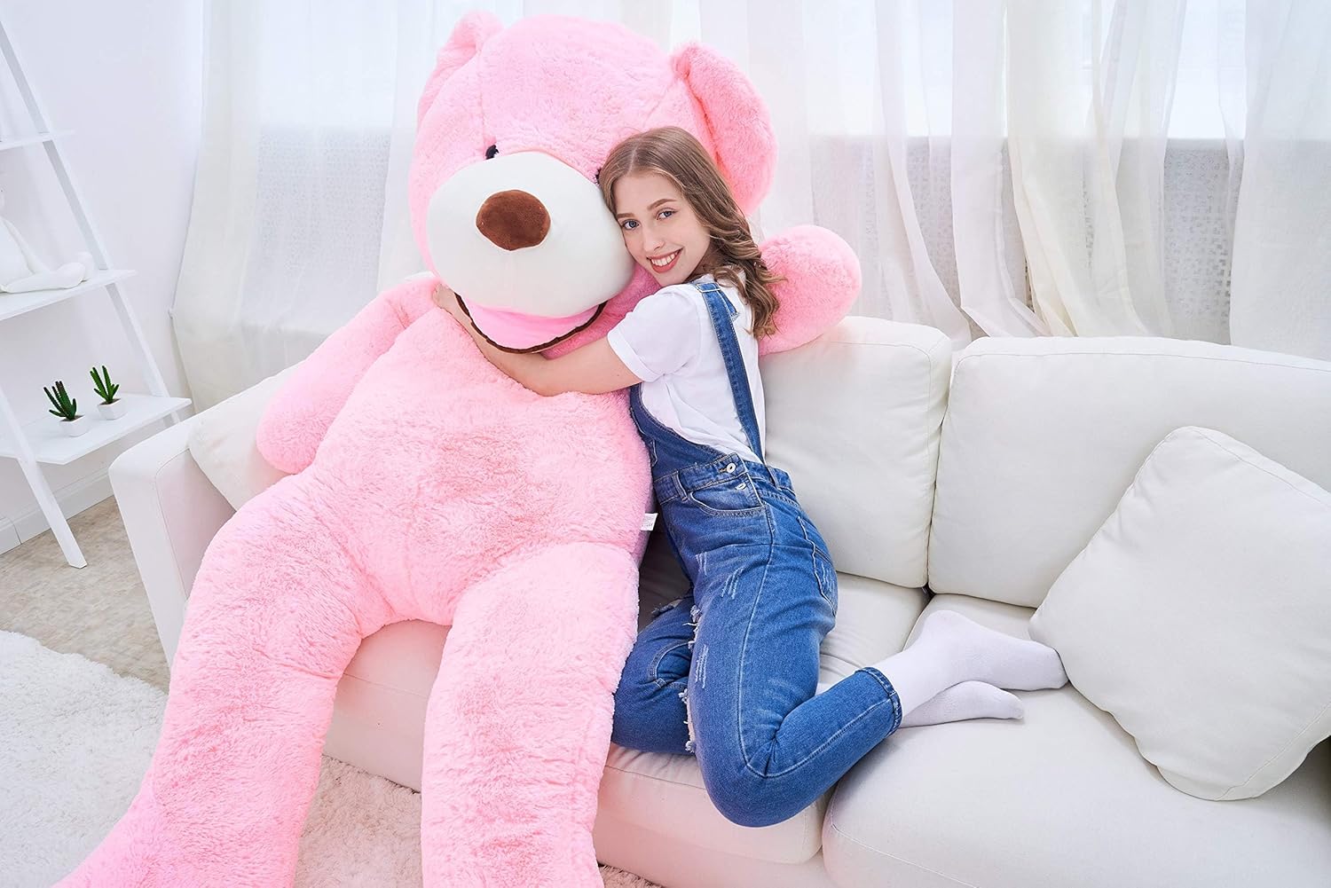 Riesenbr Teddy Br Teddybr XXL Rosa Pink 200cm 2m Geschenk Kind Kinder Frau Freundin Schweiz Kauf