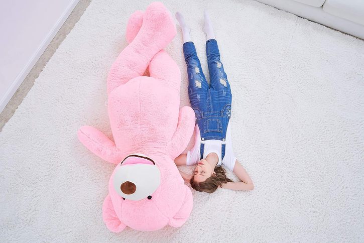 Teddybr Plsch Br Teddy Pink 200cm 260cm Geschenk XXL XXXL 2.0m 2.6m Frau Freundin Girl Mdchen Geburtstag Weihnachten Pink Rosa Sonstige 2